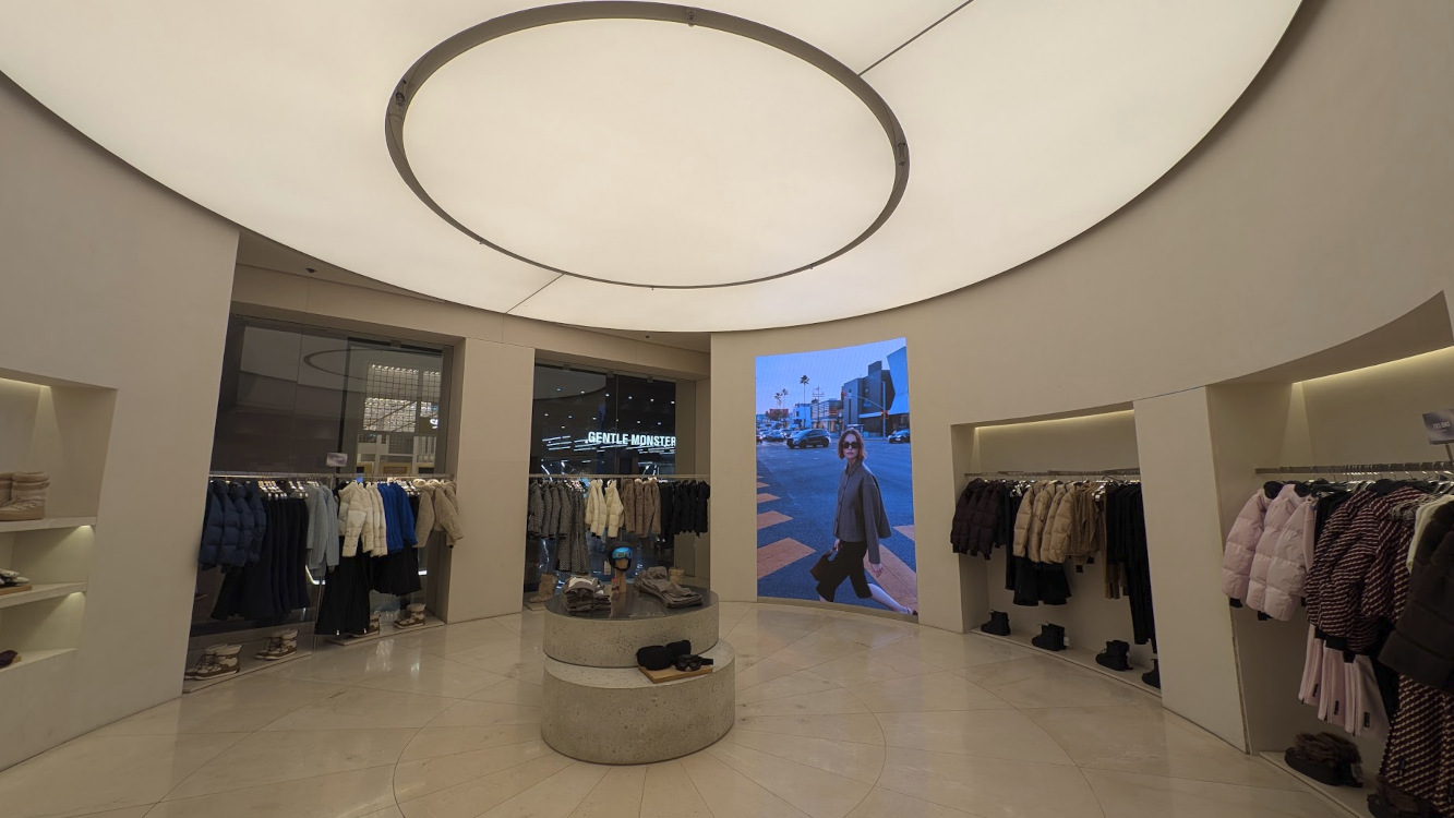 Zara store with stylish European fashion pieces on display